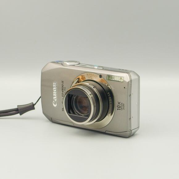 Canon PowerShot SD4500 IS Digital Camera | 10MP | Silver - Picture 4 of 5